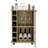 Bar Cabinet Liquor Cabinet Wine Cabinet Bar Cabinets For Liquor Farmhouse Storage Sideboard Buffet Coffee Bar Cabinet With Glass Door, 2 Interior Shelves And 6 Wine Cubbies-1777133521