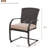 Premium All-Weather Wicker Outdoor Dining Armchair with Cushion-70706019
