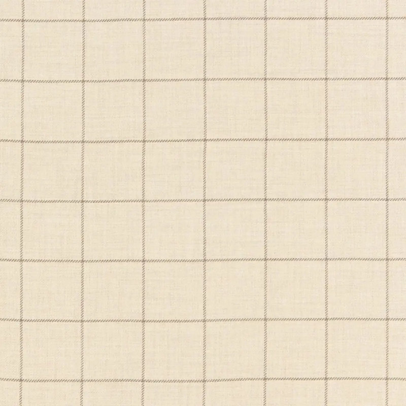 Bancroft Wool Plaid Fabric, Taupe/Tan