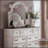Florian Antique White Finish Mirror