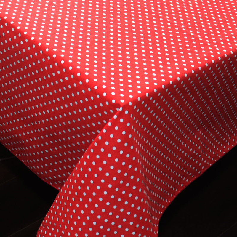 Nappes Mini Dots, Rouge / blanc, 58 po carré
