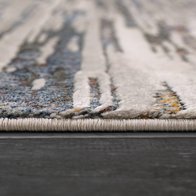 Abstract Indoor Rug, Rectangle 3'11" x 5'7"