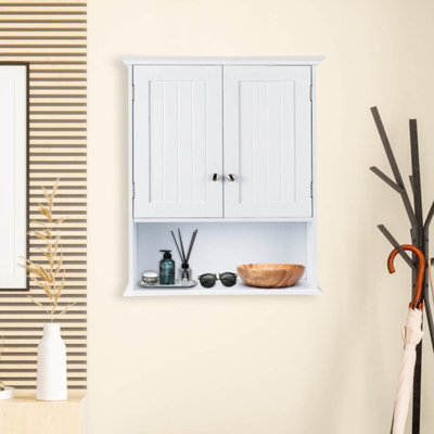 Bellani Wall-Mounted Manufactured Wood Bathroom Cabinet