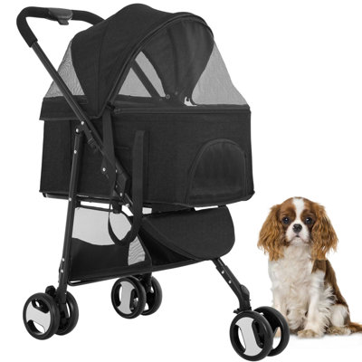 Poussette pliante standard avec support amovible