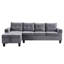 Ensemble de canapé modulaire pour salon avec méridienne en L, porte-gobelet et méridienne avec rangement moderne 4 places-130187286-130187283