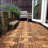 12.2047'' L x 12'' W Wood Interlocking Deck Tile in Brown