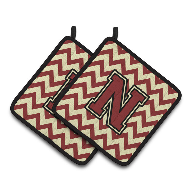 Poignée à chevrons, N, Marron / Or