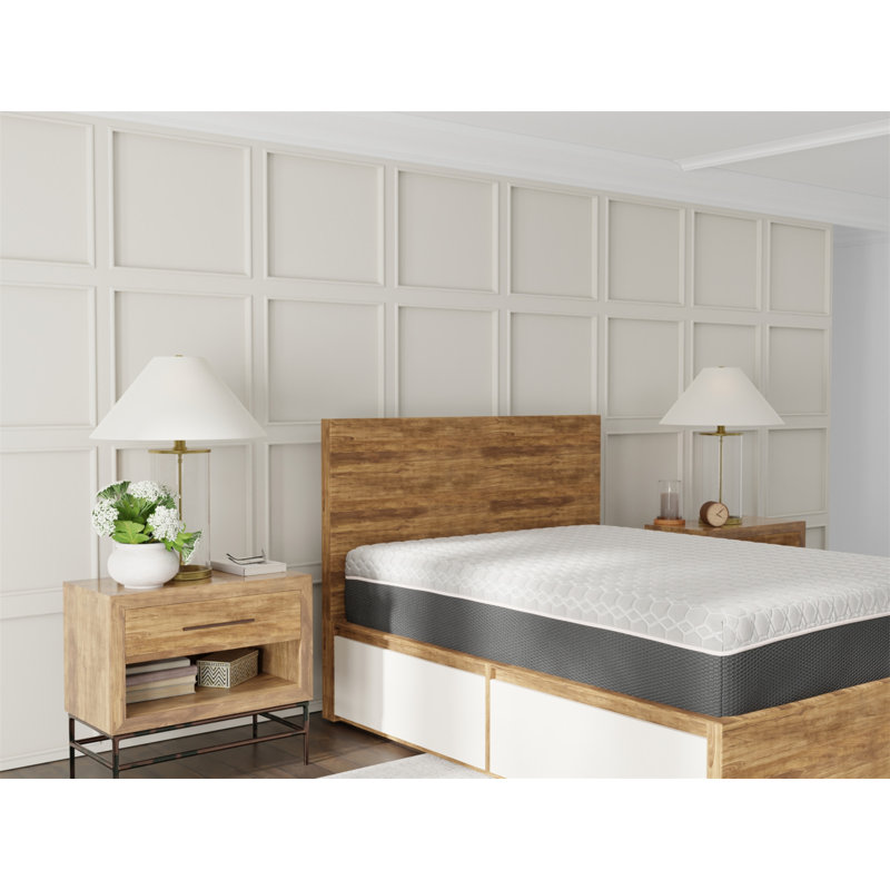 Copper Infused Hybrid 12 Inch Soft Memory Foam Mattress, Queen