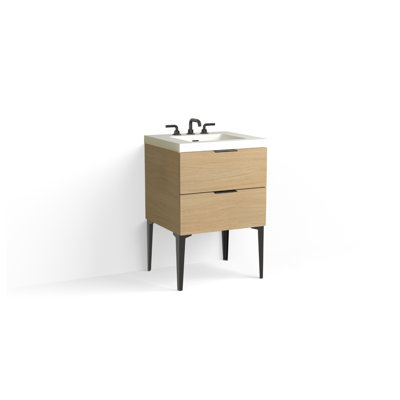 Avila 24" W Freestanding Single Bathroom Vanity with Dean Leg