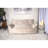 Fila Velveteen 2 Seater Oversized Bean Bag Chair With Armrests, Taupe-1791379000-1791870169