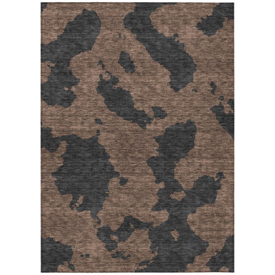 Aquaisha Flatweave Abstract Indoor / Outdoor Rug
