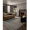 Tapis argenté / gris anthracite Jeremiah Brent x Loloi Bleecker