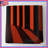 Red Black Vertical Stripes Bedding Striped Bedspread Abstract-123584097