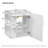 20"W Wall-Mounted Single Vanity with Ceramic Sink Top, Soft-Close Hinges and Side Storage-1614479337