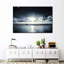 Dark Beach Sunset Canvas Print-92256582