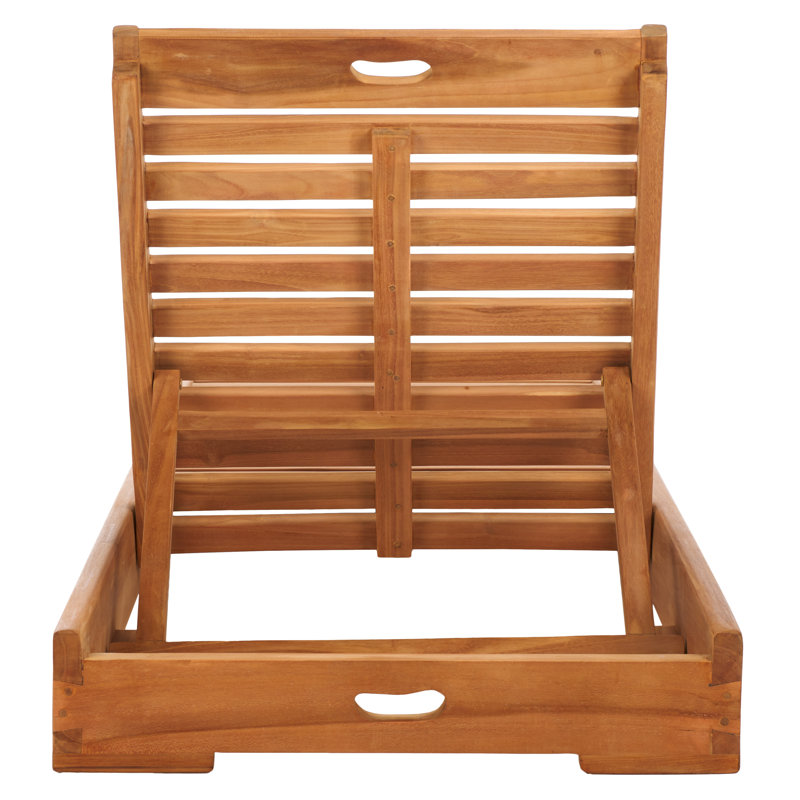 Aberdeen Outdoor Teak Adjustable Chaise Lounge