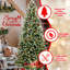 Arbre de Noël artificiel 7 pi avec lumières DEL-1082339704