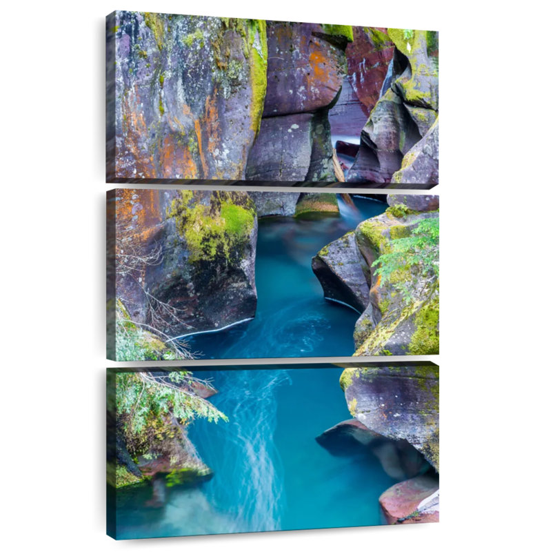 Alvord Glacier National Park River, 50" H x 32" W
