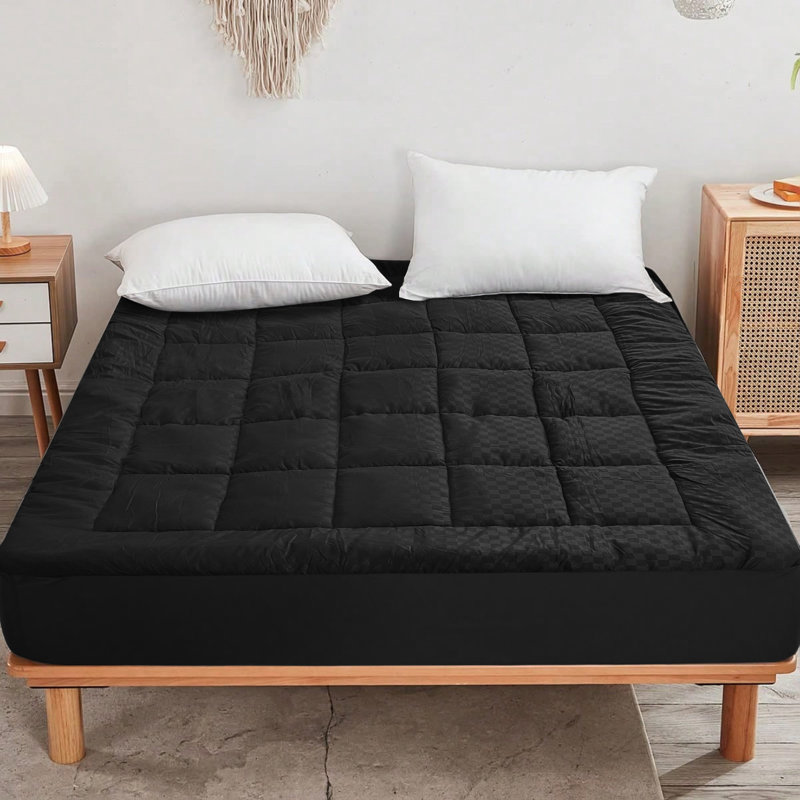 Housse de protection antidérapante pour matelas en relief, Double