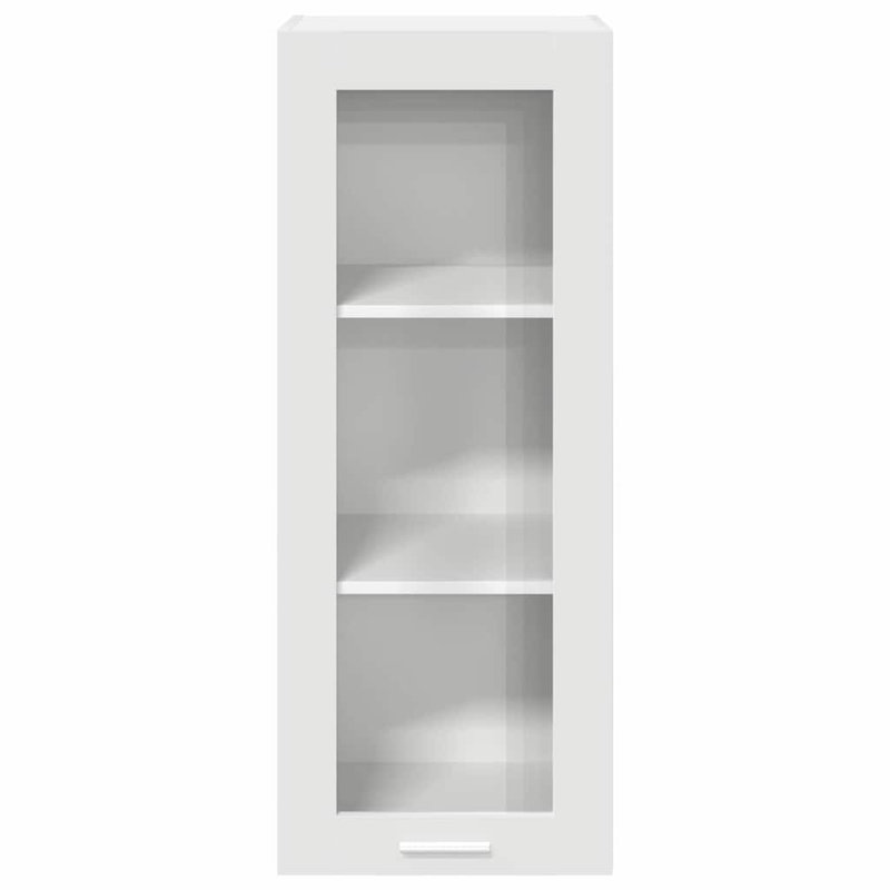 Vidaxl Hanging Cabinet With Storage Riga Smoked Oak 40 X 31 X 100 Cm, White