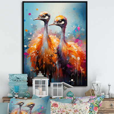 " Ostrich Harmony Portrait II "