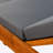 Gray Broadway/ian Triple Folds Chaise Lounge Cushion 27.00" W X 76.75" D X 4.00" H Water-resistant Outdoor Patio Cushion-630490405