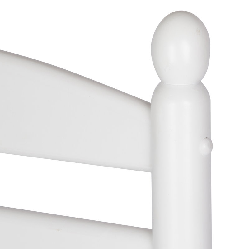 Chaise berçante d'extérieur Derrek, Blanc