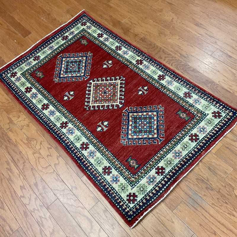  Tapis en laine fait à la main Kazak