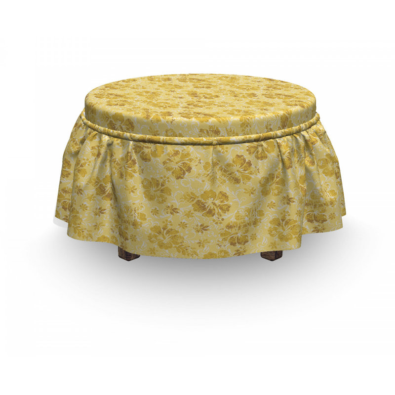 Box Cushion Ottoman Slipcover