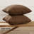 Deconov Ribbed Corduroy Square Throw Pillow Covers (Set of 2)-505464034-505464050