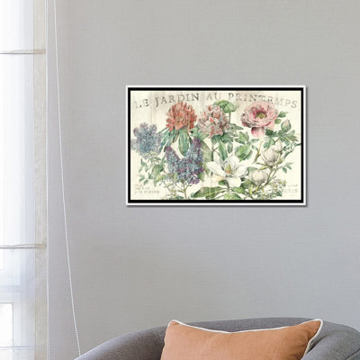 «Arlesa Giana Le Jardin Printemps» par Sue Schlabach, reproduction sur toile tendue
