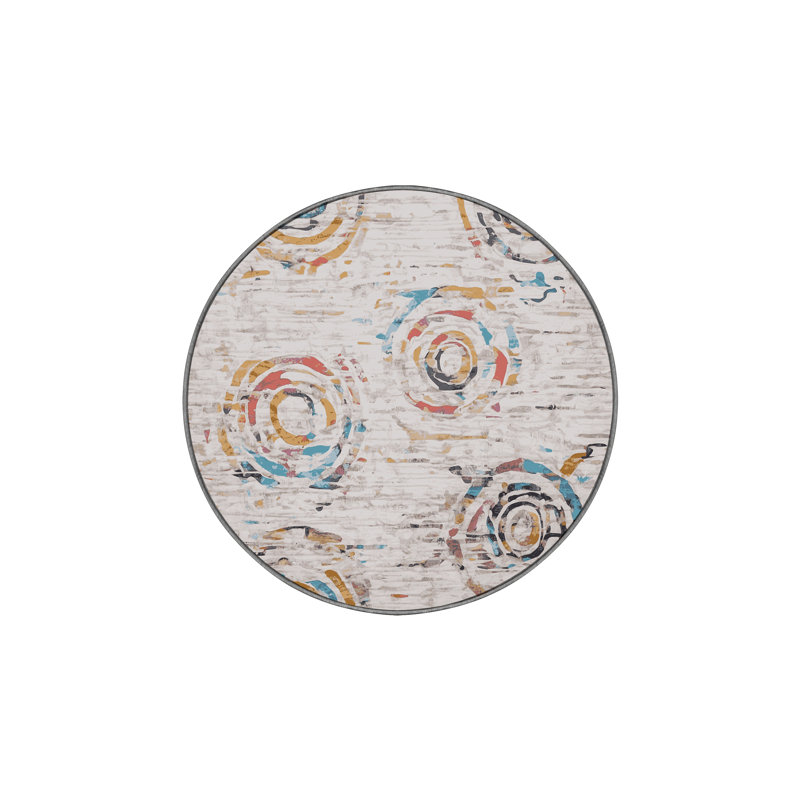 Tapis gris soyeux et moelleux, Rectangulaire 3 pi x 5 pi