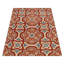 Tapis en laine touffetés à la main Beybut - Rectangulaire, couleur beige rouge, design floral moderne, tapis antidérapants faits à la main et épais pour le salon, la chambre à coucher-1564188034