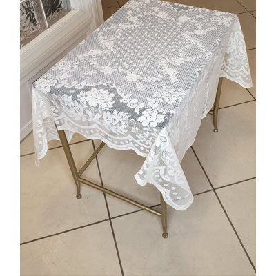 Gurlal Square Lace table topper -40 inch