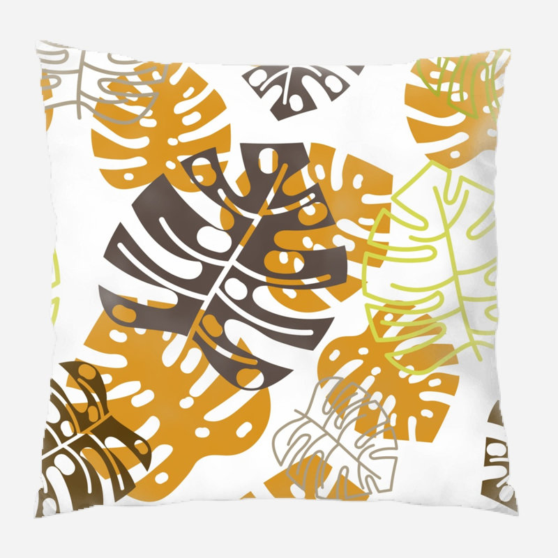 Coussin design, Jaune, Intérieur