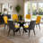 Faux Leather Upholstered Solid Back Side Chair-2058058658