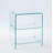 2 layer Tempered Glass Side Table, Clear glass Sofa Table
