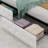 Color: Gray Bed+ Gray Nightstands 4-Drawer PU Storage 3-Piece Bedroom Set-1880304826-1912064863