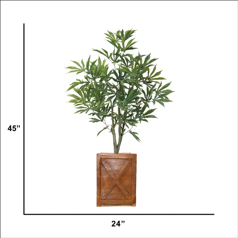 Arbre artificiel 45 po en pot