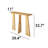 39.4'' Solid Wood Console Table-98352159