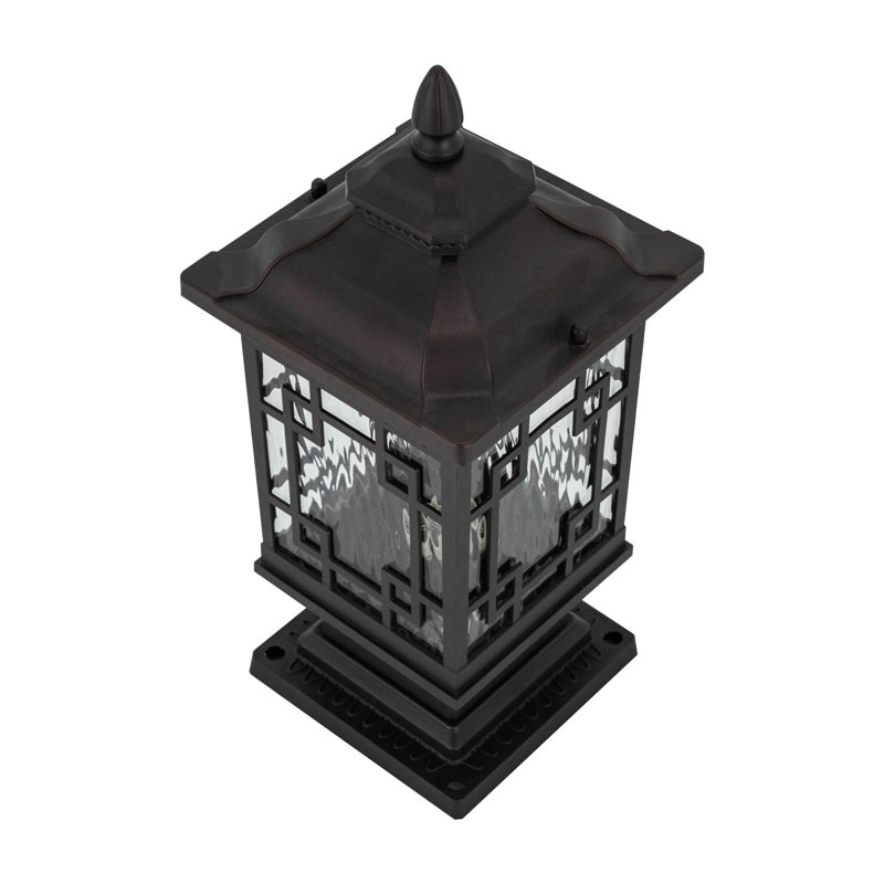 Luminaire colonne extérieur rétro pour colonne