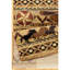 2 pi 7 po Tapis beige X 3, matériau en polypropylène, envers en jute, teinture, pour circulation élevée et matériau compatible avec les animaux domestiques
