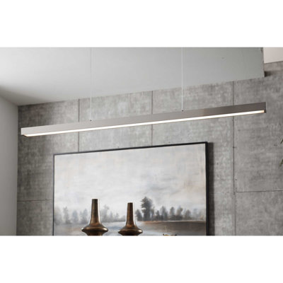 Luminaire suspendu linéaire simple 1 lumière Flint