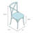 Hollysr Woven Rope Dining Side Chairs Grey -1854275805-1854275804