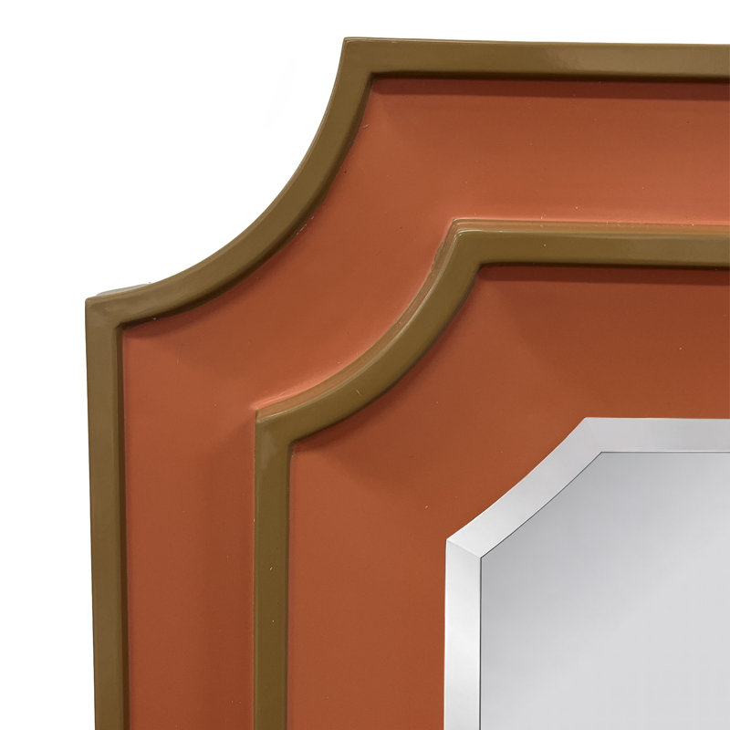 Dante Accent Mirror, Orange