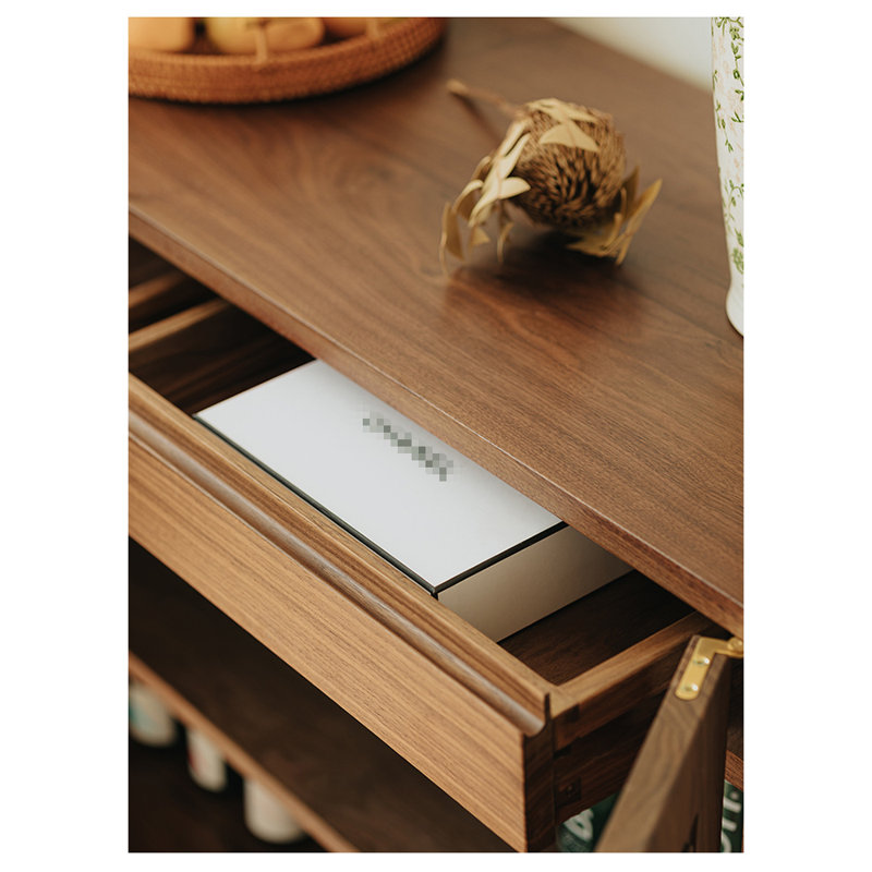 Armoire d'appoint en bois massif Retro Creative