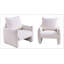 Fauteuil d'appoint moderne en chenille