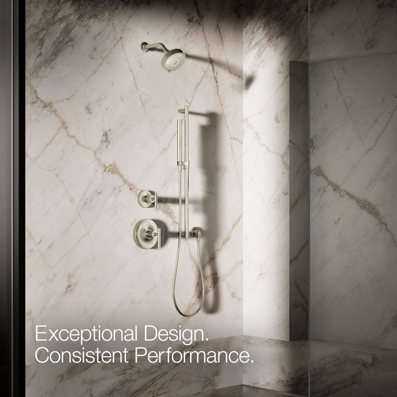 Shift Round 2.5 Gpm Multifunction Handshower with Katalyst Air-induction Technology, Brushed Nickel