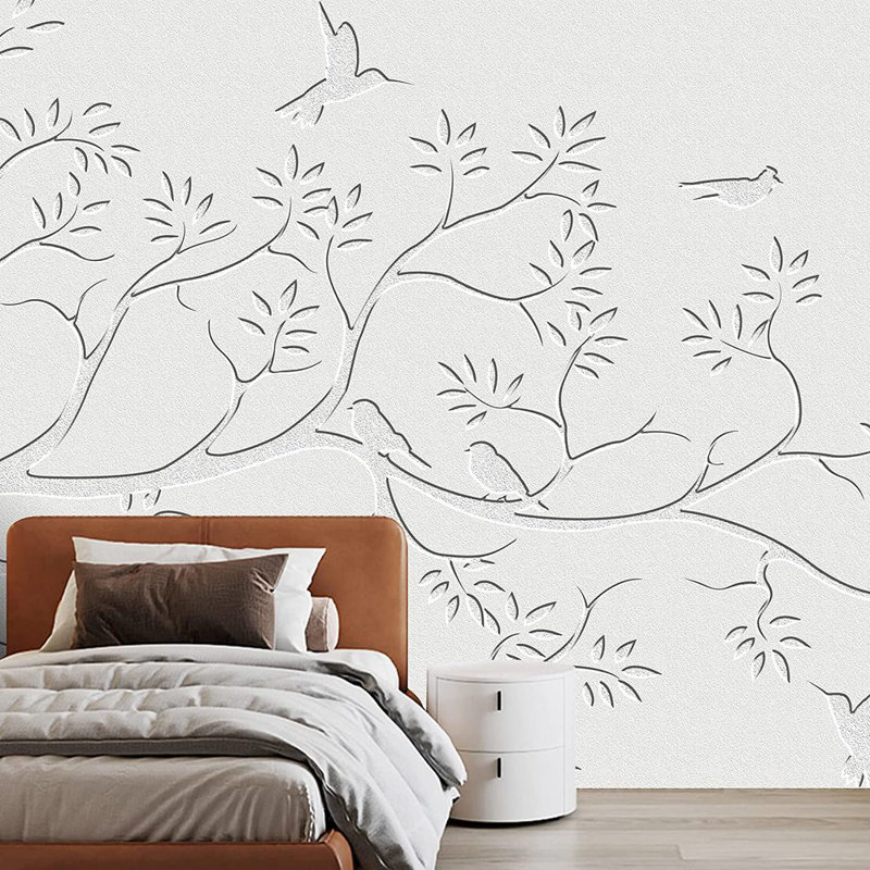 Peel & Stick Floral Border, 100" L x 144" W