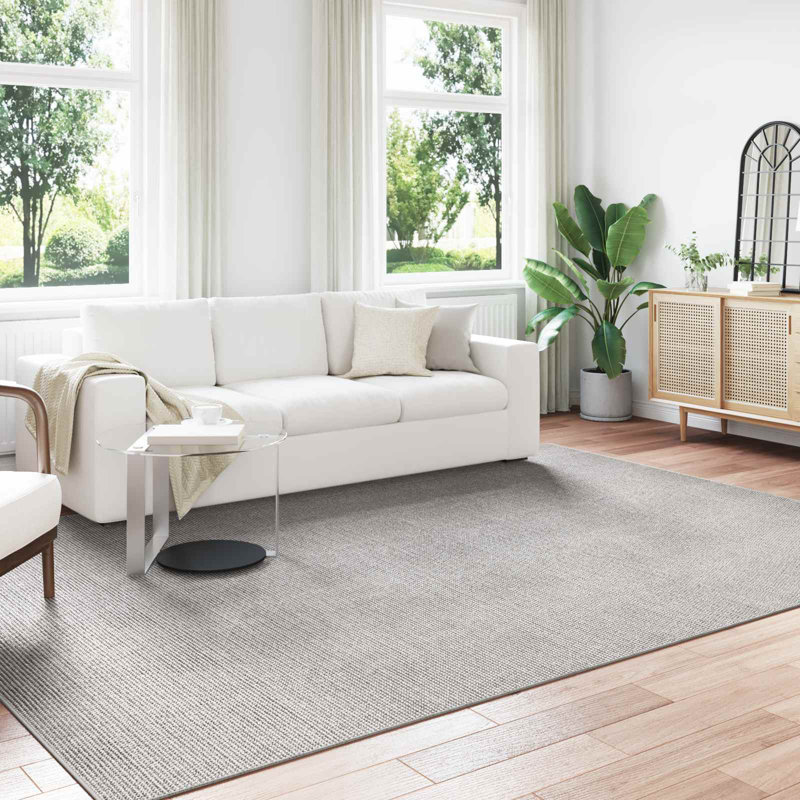 Modern Indoor Rug, Cream/Grey, Rectangle 240 x 340 cm